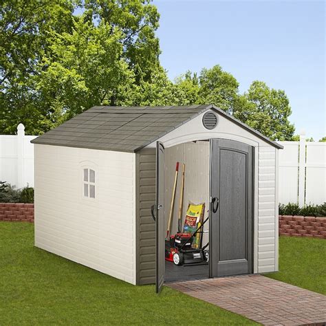 lowes resin storage sheds|lowe's resin sheds on sale.